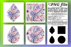 Vibrant Blossom Bliss: Boho Flower Sublimation Product Image 1