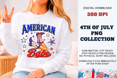 American Babe PNG | 4th of July Sublimation DTF Product Image 11