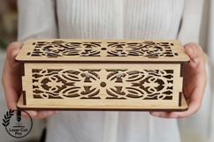 Glowforge Laser Cut Files - Birds Memory Box Product Image 4