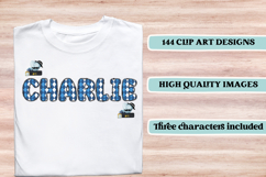 Father’s Day Alphabet clipart, father’s day letters doodle Product Image 6