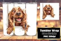 Playful Dog Lover's Delight Tumbler Wrap - 20oz Product Image 1
