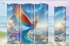Phoenix Tumbler Sublimation, 20 oz Tumbler Wrap Product Image 4