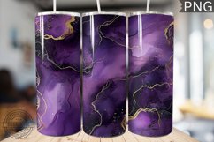 Purple Luxury Alcohol Ink Tumbler Wrap -High Quality 300 Dpi Product Image 1