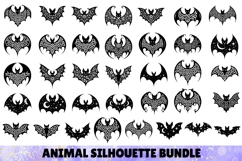 449 Animal Silhouette Stencil Bundle SVG, Celtic, Floral Product Image 12