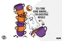 Funny Sarcastic Halloween Ghosts Clipart Product Image 1