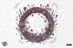 Summer Lavender Meadow Clipart Product Image 1