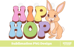 Easter Sublimation DTF Bundle Bunny Chick Farm Hip Hop Joy Product Image 7
