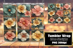 Blossoming Beauty 20oz Tumbler Wraps - Sublime Designs Product Image 1