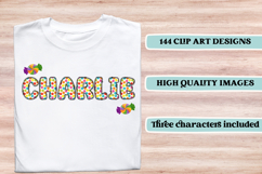 CANDY SHOP Alphabet Bundle PNG Kids Classroom Sublimation Product Image 6