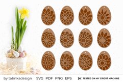 Easter gift tags for cutting, Easter ornament SVG Product Image 1