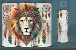 4 Lion Tumbler Sublimation, 20 oz Tumbler Wrap Product Image 4
