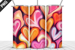 Lovely Hearts Tumbler Design | Valentine&#039;s Day Tumbler Wrap Product Image 2