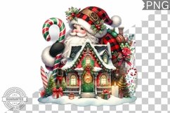 Christmas Santa Sublimation - Clipart PNG Design Product Image 1