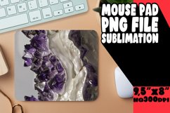 Glossy Geode Agate Patterned Mouse Pads Product Image 1