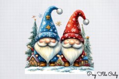 Christmas Gnome Houses Clipart Product Image 1