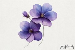 Wild flowers butterflies and dragonfly Clipart PNG Product Image 1