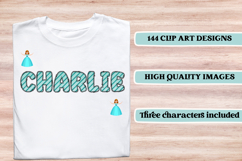 Jasmine Princess Alphabet png, jasmine letters doodle Product Image 6