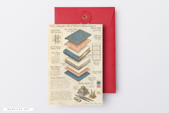 Ephemera Books Reading Junk Journal Pages - Junk Journal Pac Product Image 6