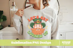 Happy St Patrick's Day PNG DTF Irish Lucky Leprechaun Beer Product Image 2