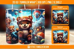 Children Toys Tumbler Wrap Designs, Sublimation Wrap Product Image 1