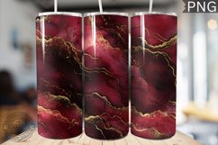 Burgundy Alcohol Ink Tumbler Wrap - High Quality 300 Dpi Product Image 1