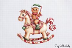 Christmas Gingerbread Man Clipart Bundle PNG Product Image 13