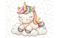 Fairy Tale Unicorn PNG Pastel Magic Clipart, Fantasy Rainbow Product Image 4