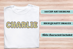 Whimsical Alphabet &amp; Numbers Clipart PNG 300 DPI Product Image 6