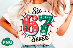 Christmas Six Seven Png, Funny 6 7 Png, Product Image 2