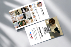 Esthetician Business Card Template Canva | Modern Skincare Product Image 3