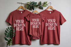 Christmas Family Matching Group Flat Lay Mockup Product Image 1