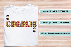 Wizard Magic School Alphabet Clipart, wizard letters doodle Product Image 6