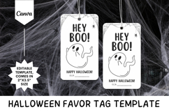 Editable Halloween Favor Hang Tag Canva Template - 4 Product Image 1