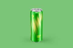 Sleek 355ml Aluminium Can Mockup Product Image 12