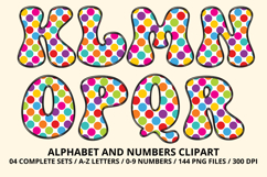 Rainbow Colors Alphabet PNG - Letters and Numbers Clipart Product Image 3
