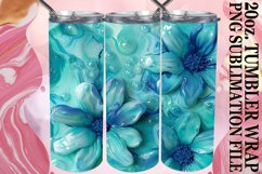 Spring Blossom Tumbler Wrap Design Garden Delights 20oz Product Image 1