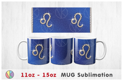 Leo Zodiac Sign - 11oz-15oz Coffee Mug. Product Image 2