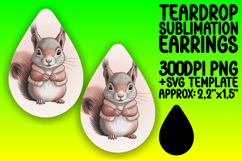 Charming Teardrop Design for Sublimation , Valenines Animals Product Image 1