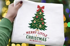 Merry Little Christmas Memories PNG Sublimation Design Product Image 3