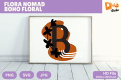 Flora Nomad Boho Floral Monogram Product Image 1