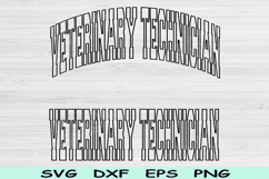 Veterinary Tech Svg Dxf Png Cut File, Vet Tech Svg, Vet Tech Product Image 1