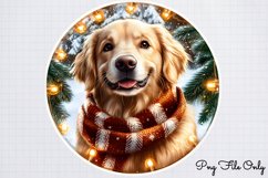 Christmas Retrievers Clipart PNG Product Image 1