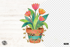 Spring Houseplan Png Sublimation - Houseplant Png Product Image 1