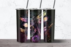 Dragonflies Tumbler | Digital Download | Tumbler Wrap Design Product Image 2
