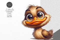 Funny clipart, Bird clipart, Funny bird, Duck sublimation Product Image 1