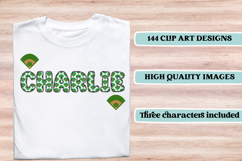 Baseball Sport Alphabet png clipart, baseball letters doodle Product Image 6
