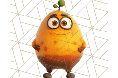Cute Food PNG Clipart, 3D Adorable Kawaii Characters Png Product Image 4