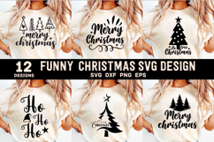12 Funny Christmas Svg Design | Christmas Design Product Image 1