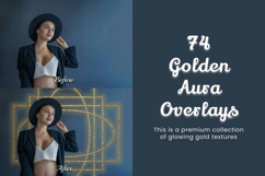 74 Golden Aura Overlays Product Image 5