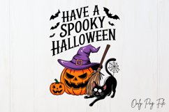 Funny Halloween Quotes Sublimation, Watercolor Clipart Product Image 1